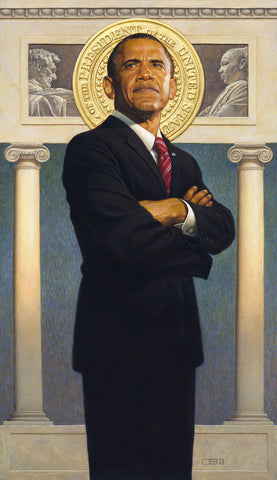 President Obama by Thomas Blackshear Limited Edition Hand Signed